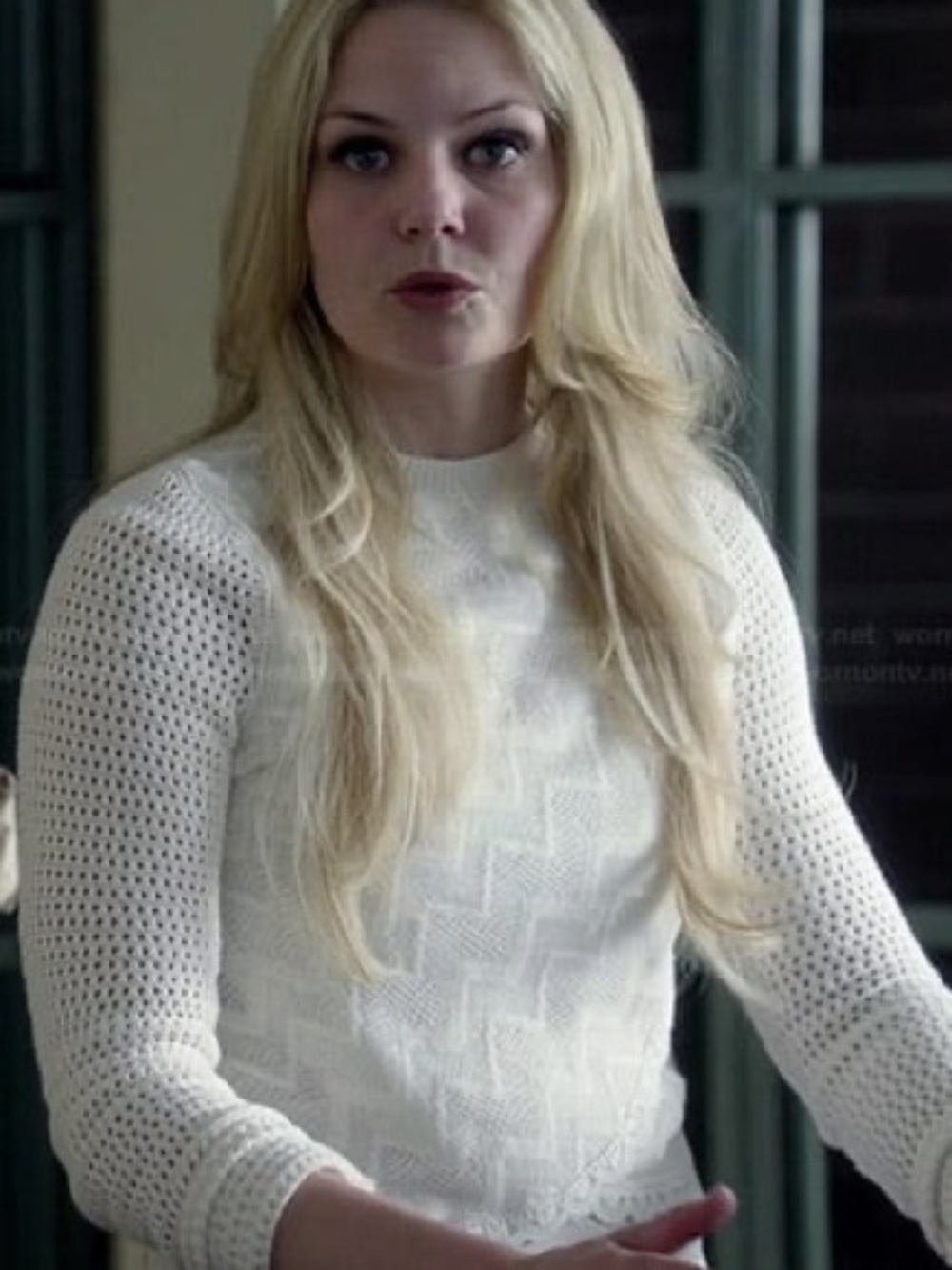 Free People Antoinette Top Womens Size XS Cream Lace As Seen on TV Emma White